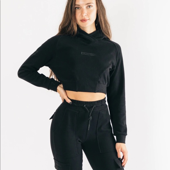 Alphalete identity pro crop hoodie - Picture 1 of 16